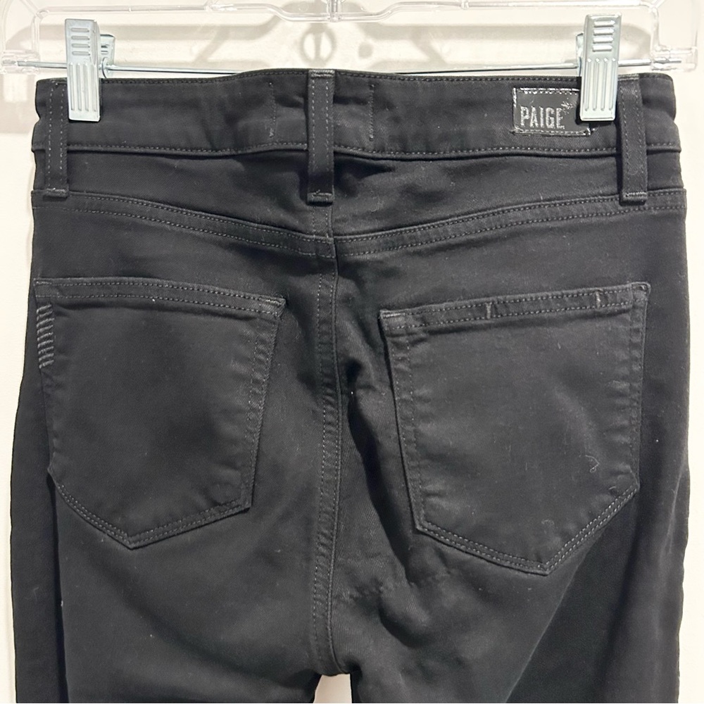 Paige Hoxton Ankle Jean Black Shadow Size 25 - Picture 10 of 13